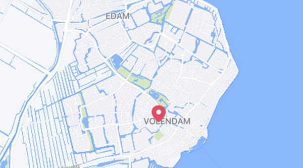 Overzichtskaart Volendam Praktijk voor Bioresonantie